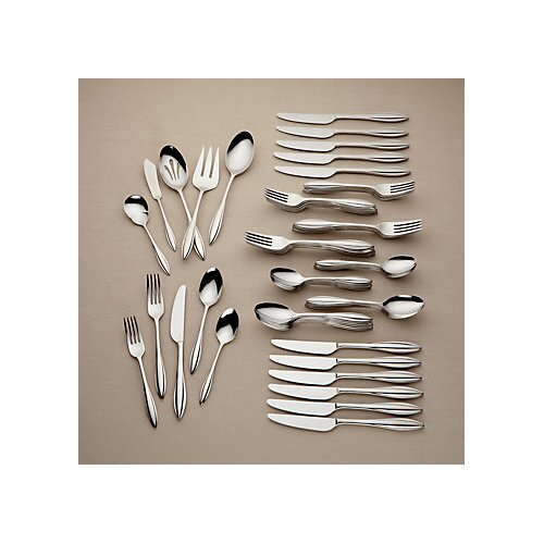 Lenox Sculpt 65 Piece Flatware Set