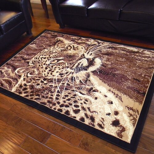 Home Dynamix Zone Leopard Brown Area Rug