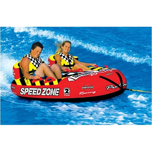 Sportsstuff SpeedZone 2 Towable Tube with Optional 2K Tow Rope