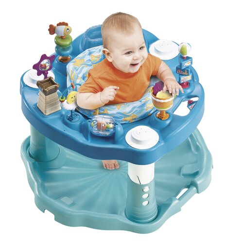 Evenflo ExerSaucer Bounce and Learn Beach Baby Bouncer