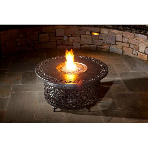 Alfresco Home Bellagio Coffee Table with Firepit