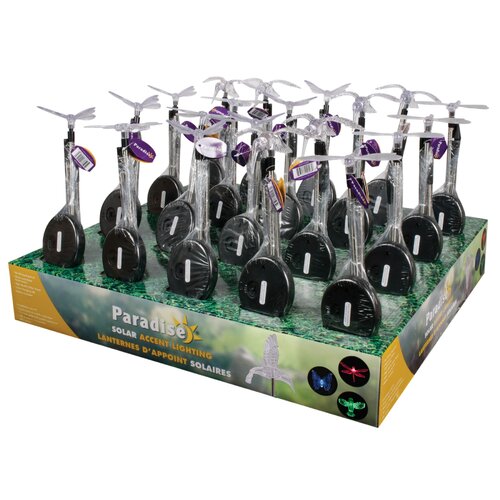 NorthernInternational 20 Count Assorted Paradise Solar Light Stick