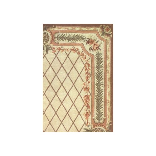 American Home Rug Co. Cape May Beige/Brown Pineapple Aubusson Rug