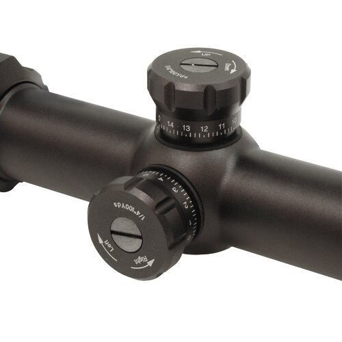 Mueller 4.5 14x40 AO APT Tactical Scope in Matte Black