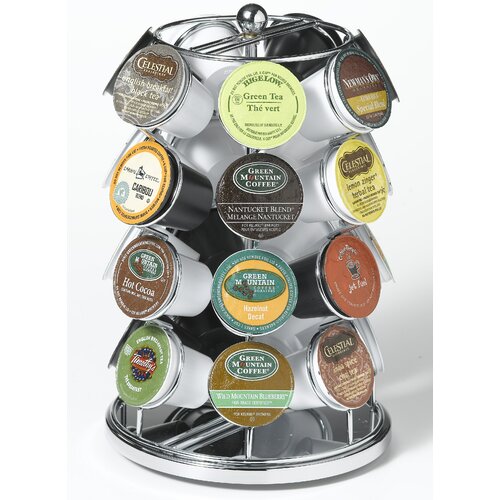 Nifty Home Products Carousel for 28 K Cups in Chrome