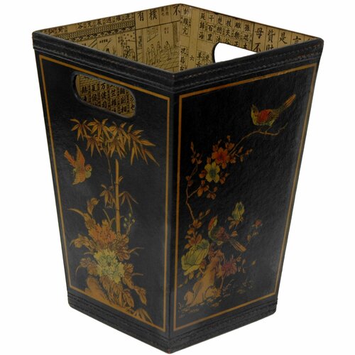 Oriental Furniture Trash Bin