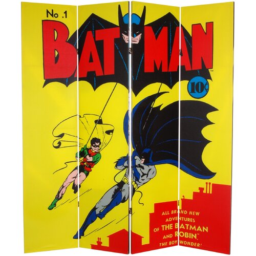 Oriental Furniture 71 x 63 Tall Double Sided Batman and Robin 4