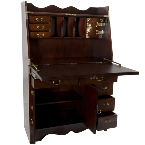 Oriental Furniture Korean Secretary Desk