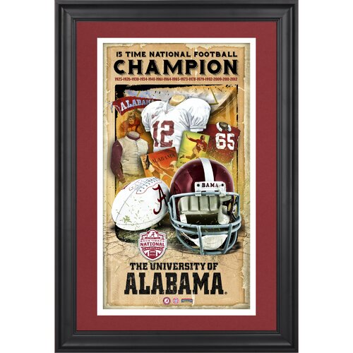 Mounted Memories Alabama Crimson Tide 2012 BCS National Champions