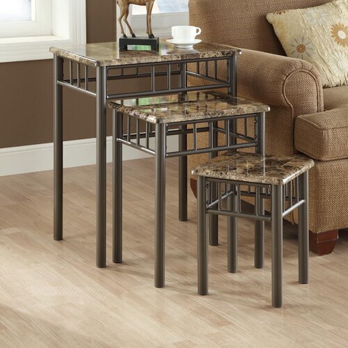 Monarch Specialties Inc. 3 Piece Nesting Tables