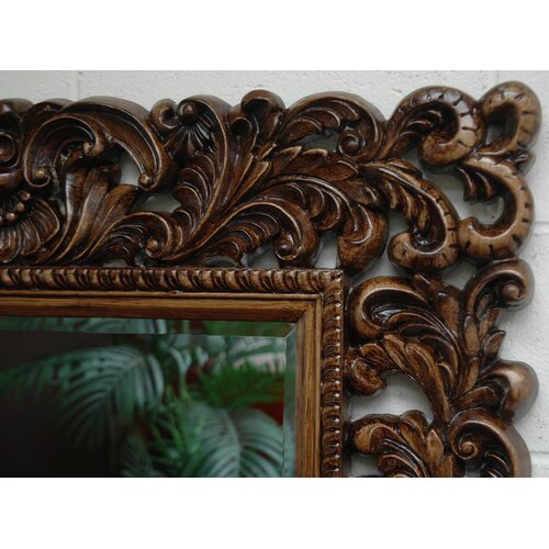 Imagination Mirrors Flora Rectangular Traditional Framed Mirror