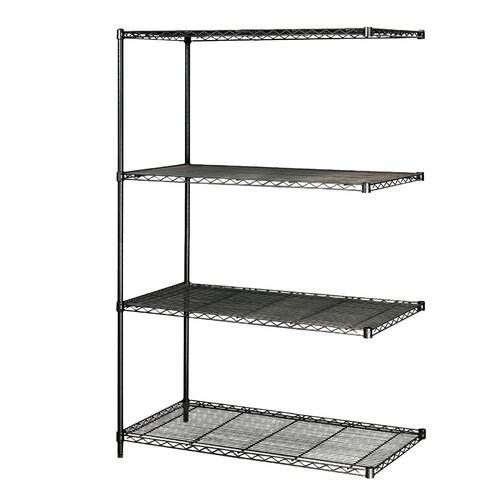 Safco Products Industrial Wire Add On Unit (48 x 24 Shelves)