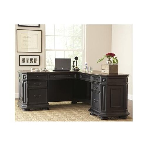 Riverside Furniture Allegro L Shaped Executive Desk & Reviews | Wayfair