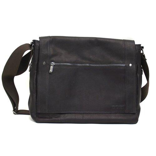 Kenneth Cole Reaction Columbian Leather Messenger Bag