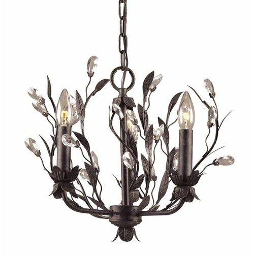 Elk Lighting Circeo 3 Light Mini Candle Chandelier