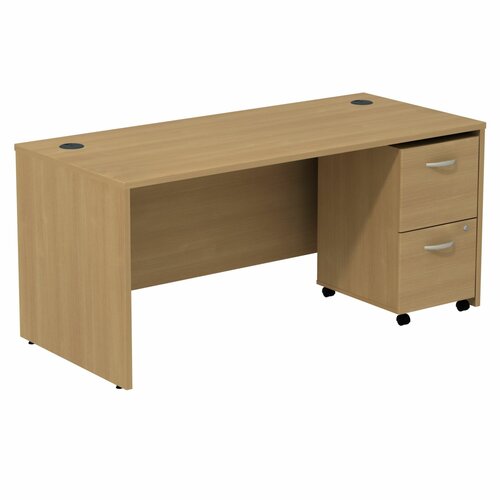 Bush Series C Desk with 2 Drawer File