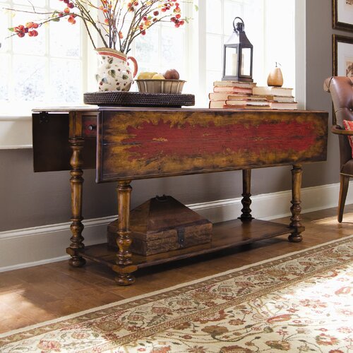 Hooker Furniture Seven Seas Drop Leaf Console Table