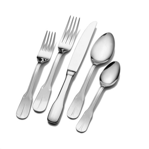 David Shaw Silverware 20 Piece Isla Flatware Set