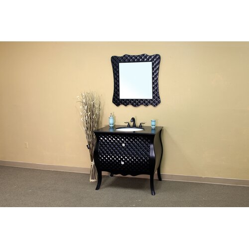 Bellaterra Home Dawes Solid Wood Framed Mirror