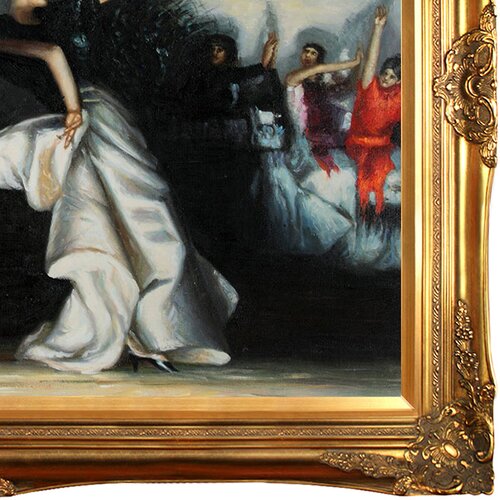 Tori Home El Jaleo Sargent Framed Original Painting