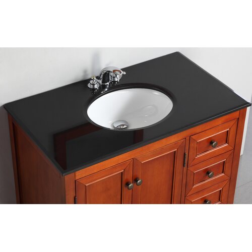 Simpli Home Yorkville 36 Bathroom Vanity Set