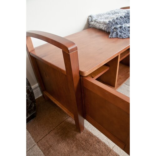 Simpli Home Warm Shaker Entryway Bench