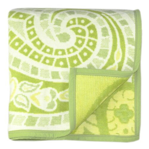 Bocasa Blankets angeloHOME Paisley Acrylic Cotton Throw