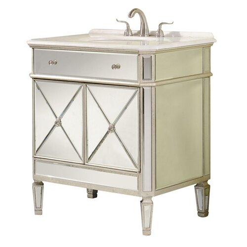 AA Importing 23 Single 1 Door Bathroom Vanity Set