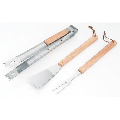 The Premium Connection KitchenWorthy 3 Piece Barbecue Tool Set