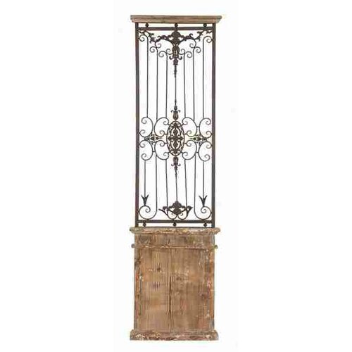 UMA Enterprises Toscana Metal Wood Wall Gate