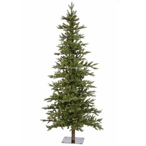 Vickerman Shawnee Fir 7 Green Alpine Artificial Christmas Tree with