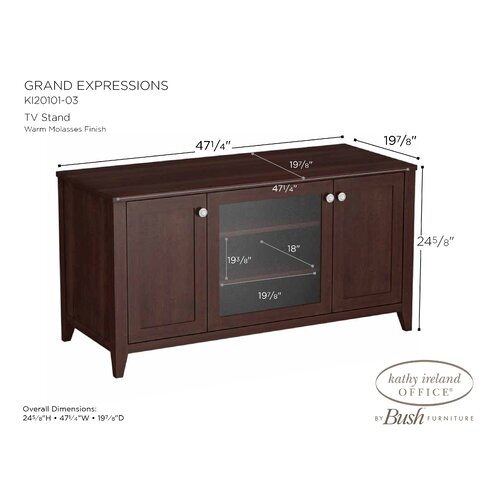 kathy ireland Office by Bush Grand Expressions 48 TV Stand