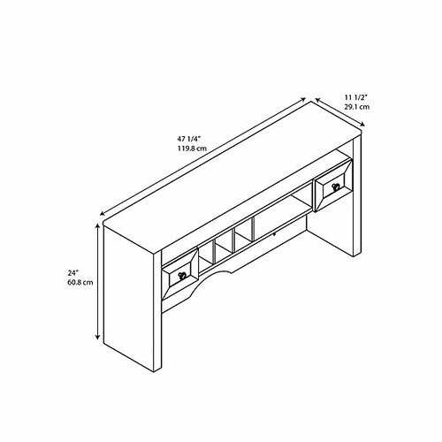 kathy ireland Office by Bush GRAND EXPRESSIONS 23.93 H x 47 W HUTCH
