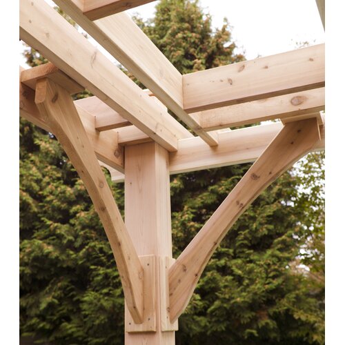 Outdoor Living Today Breeze 8 Ft. W x 10 Ft. D Cedar Pergola