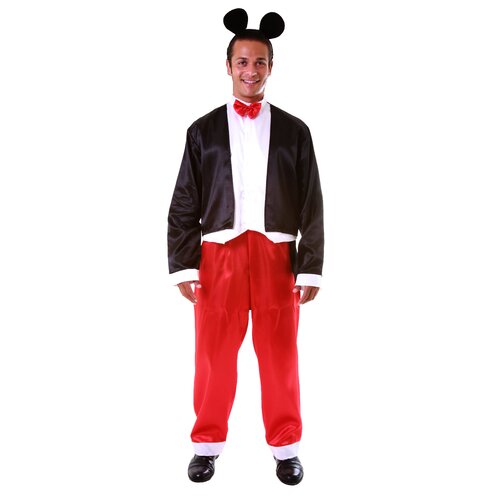 Dress Up America Deluxe Adults Mickey Mouse Adults Costume