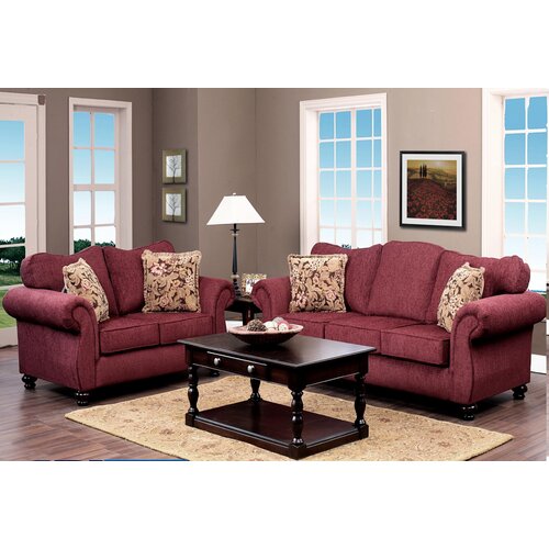 Verona Furniture Ruthie Polyester Loveseat