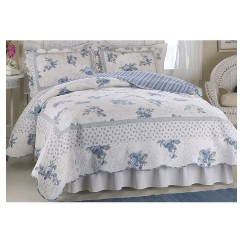 American Traditions Rose Blossom Queen Quilt