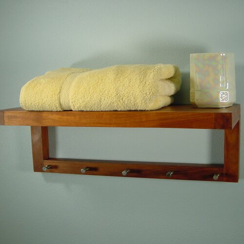 Aqua Teak Spa Teak 24 x 9 Bathroom Shelf