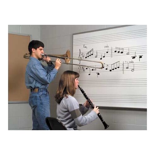 Marsh Graphics Markerboards   Music Staff Lines 4 x 6