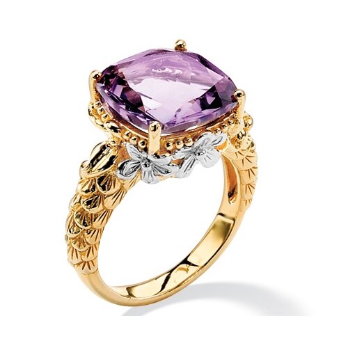 Palm Beach Jewelry Rose Amethyst Ring