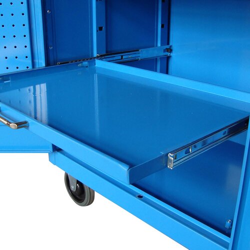 Excel Hardware 25.8 Blue Roller Cabinet