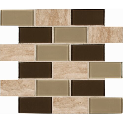 MSI Pine Valley 12 x 12 Glass Stone Blend Mesh Mounted Mosaic Tile