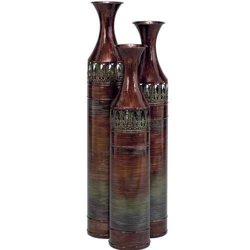 Aspire Slender 3 Piece Floor Vase Set