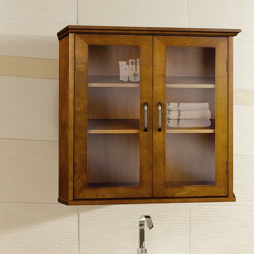 Elegant Home Fashions Avery Wall Cabinet with 2 Doors