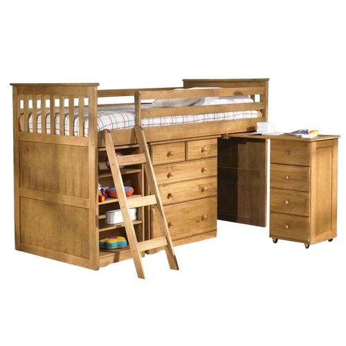 Homestead Living Cabin Single Mid Sleeper Bunk Bed Set & Reviews ...