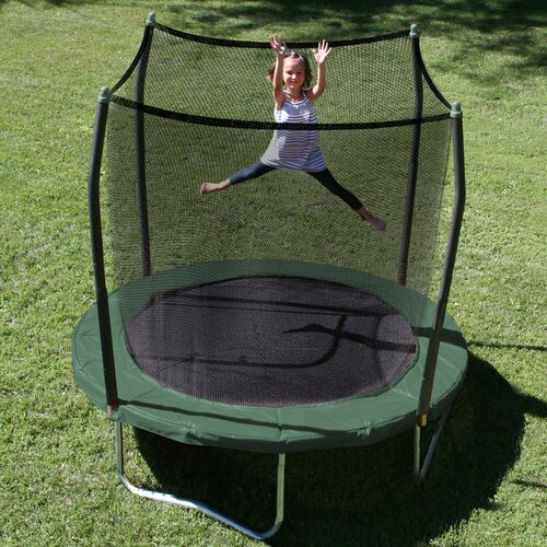 Skywalker Trampolines 8 Round Trampoline with Safety Enclosure