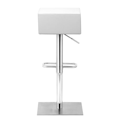 dCOR design Butcher Barstool in White