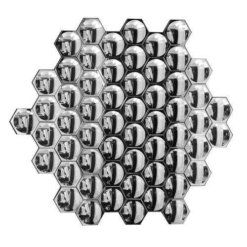 dCOR design 31.5 H x 35 W Honeycomb Mirror