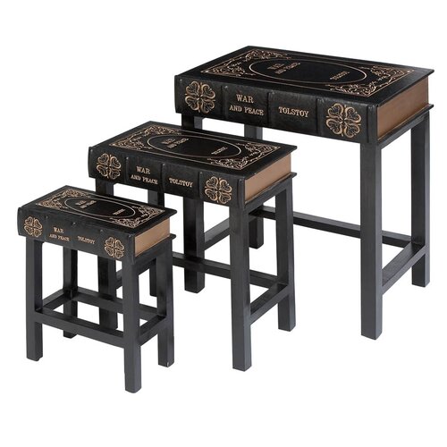 Woodland Imports 3 Piece Nesting Tables