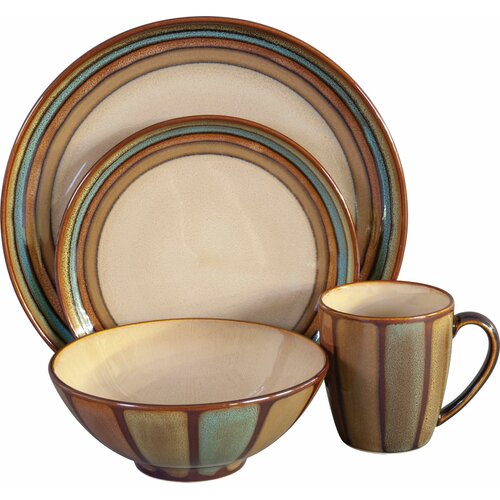 Sango Flair 16 Piece Dinnerware Set